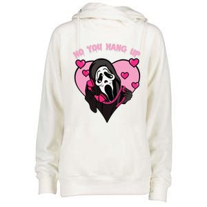 Funny Ghost Calling Halloween Costume No You Hang Up Womens Funnel Neck Pullover Hood