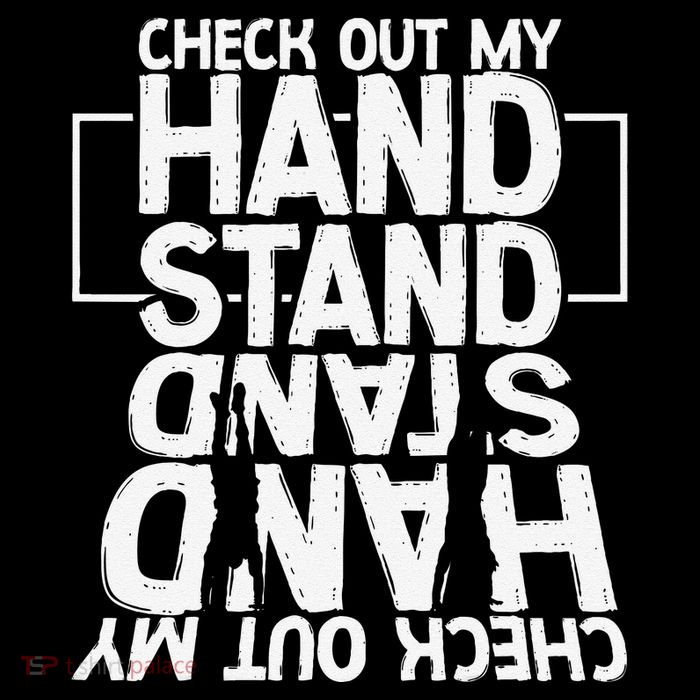 Funny Gymnastics Check Out My Handstand Acrobat Poster