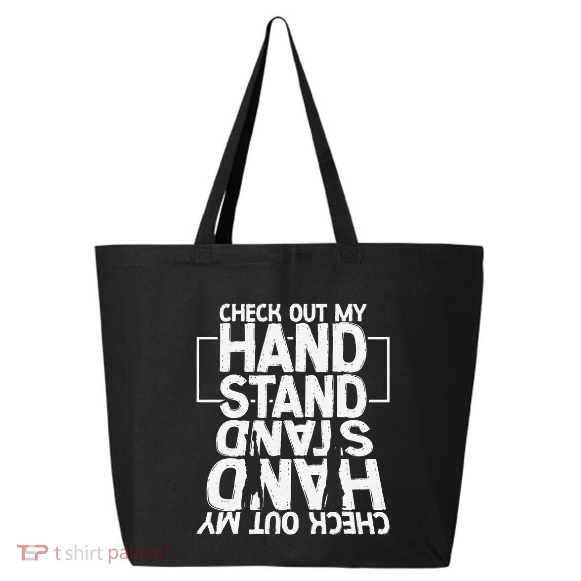 Funny Gymnastics Check Out My Handstand Acrobat 25L Jumbo Tote
