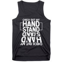 Funny Gymnastics Check Out My Handstand Acrobat Tank Top