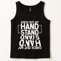 Funny Gymnastics Check Out My Handstand Acrobat Tank Top
