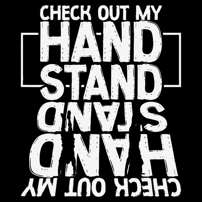 Funny Gymnastics Check Out My Handstand Acrobat Cropped Pullover Crew