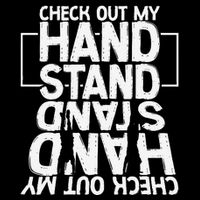 Funny Gymnastics Check Out My Handstand Acrobat Zip Tote Bag
