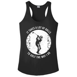 Funny Golf Clothing Golf Player Gift Ladies PosiCharge Competitor Racerback Tank