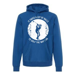 Funny Golf Clothing Golf Player Gift Premium Hoodie