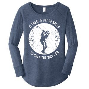 Funny Golf Clothing Golf Player Gift Women's Perfect Tri Tunic Long Sleeve Shirt