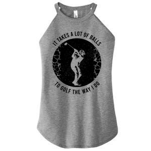 Funny Golf Clothing Golf Player Gift Women's Perfect Tri Rocker Tank