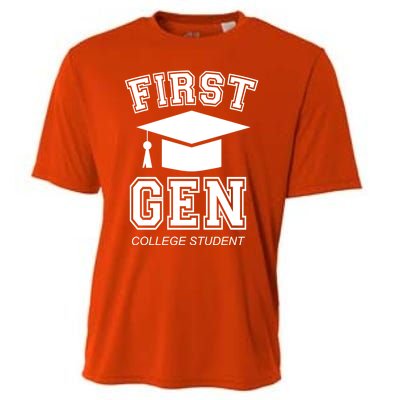 First Generation College Student Grad University Graduate Gift Cooling Performance Crew T-Shirt