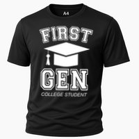 First Generation College Student Grad University Graduate Gift Cooling Performance Crew T-Shirt