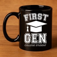 First Generation College Student Grad University Graduate Gift 11oz C Handle Ceramic Mug
