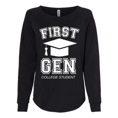 First Generation College Student Grad University Graduate Gift Womens California Wash Sweatshirt