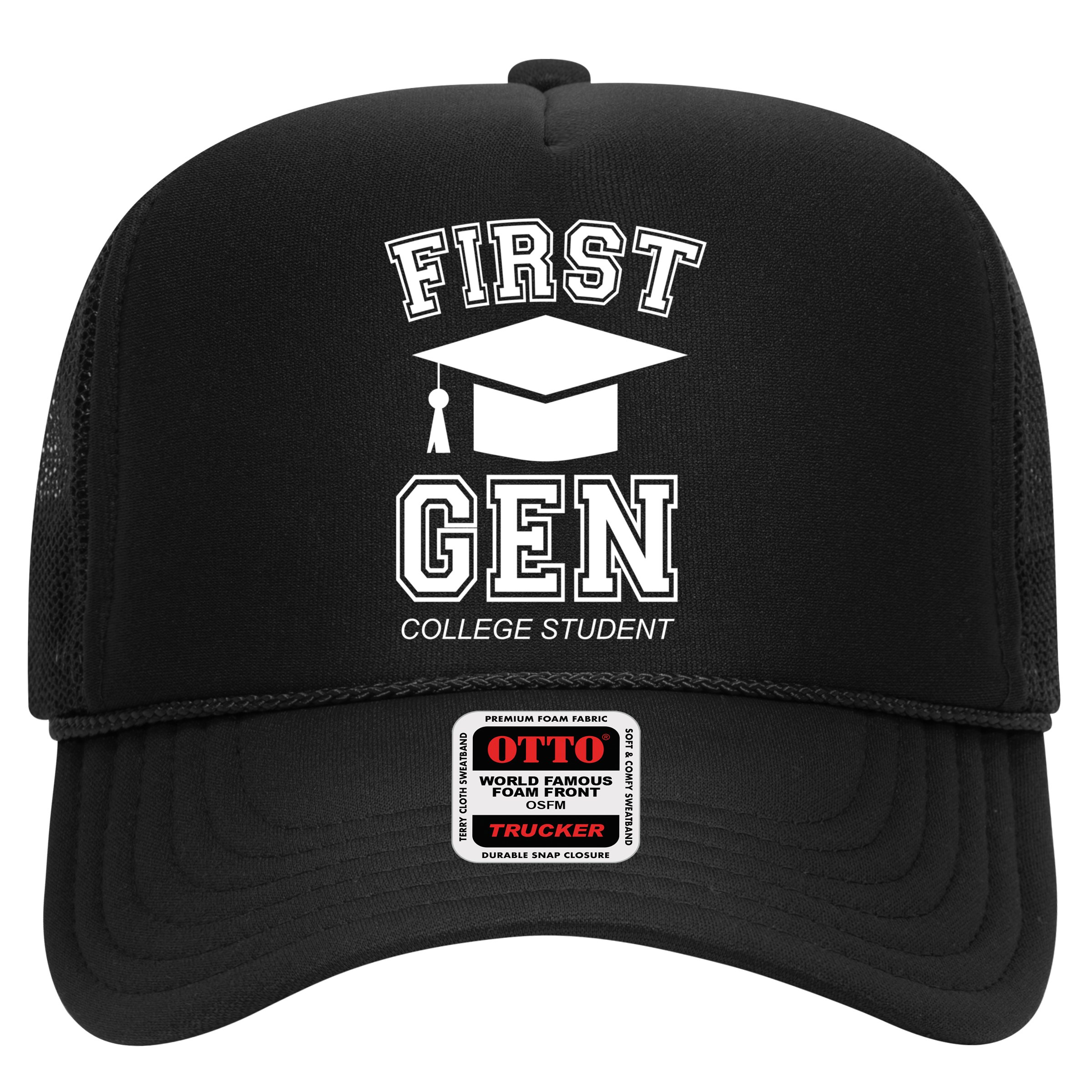 First Generation College Student Grad University Graduate Gift Hat