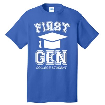 First Generation College Student Grad University Graduate Gift Tall T-Shirt