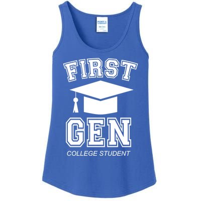 First Generation College Student Grad University Graduate Gift Ladies Essential Tank