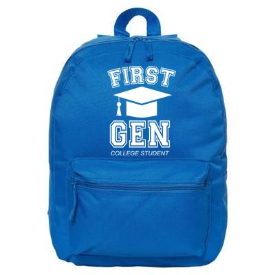 First Generation College Student Grad University Graduate Gift 16 in Basic Backpack