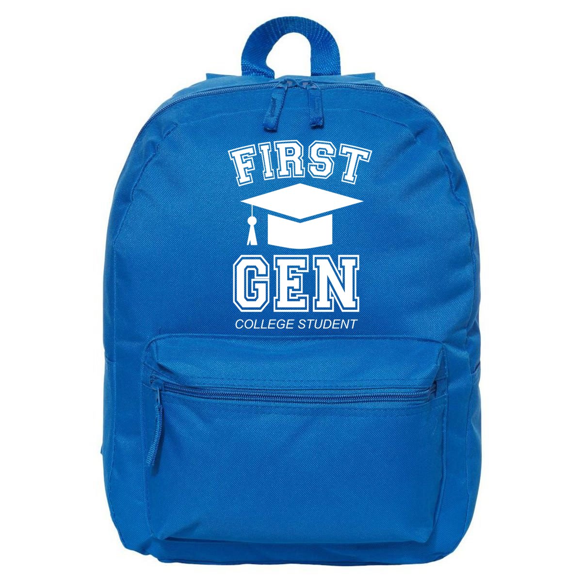 First Generation College Student Grad University Graduate Gift 16 in Basic Backpack