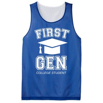 First Generation College Student Grad University Graduate Gift Mesh Reversible Basketball Jersey Tank