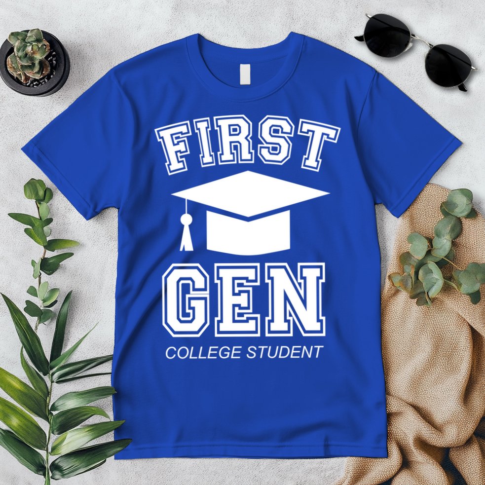 First Generation College Student Grad University Graduate Gift Premium T-Shirt