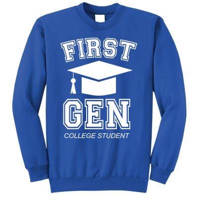 First Generation College Student Grad University Graduate Gift Tall Sweatshirt