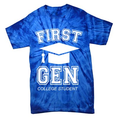 First Generation College Student Grad University Graduate Gift Tie-Dye T-Shirt