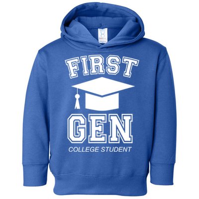 First Generation College Student Grad University Graduate Gift Toddler Hoodie