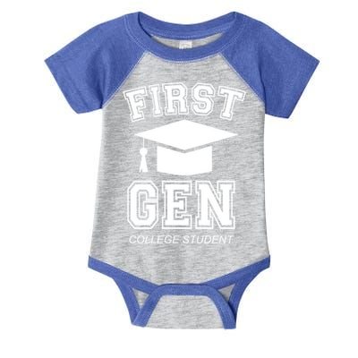 First Generation College Student Grad University Graduate Gift Infant Baby Jersey Bodysuit
