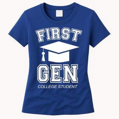 First Generation College Student Grad University Graduate Gift Womens T-Shirt