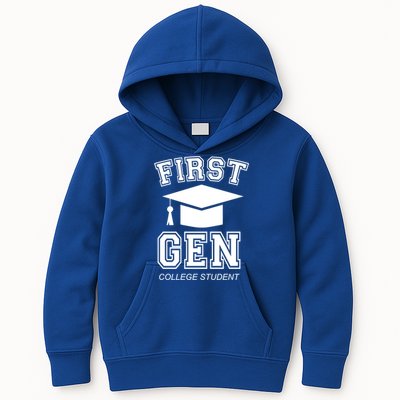 First Generation College Student Grad University Graduate Gift Kids Hoodie
