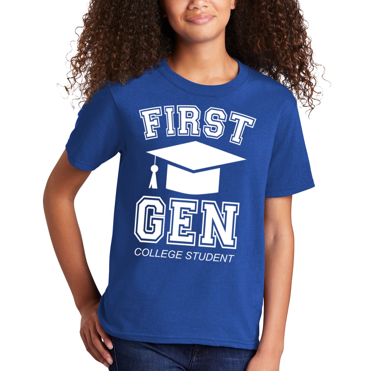 First Generation College Student Grad University Graduate Gift Kids T-Shirt