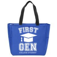 First Generation College Student Grad University Graduate Gift Zip Tote Bag
