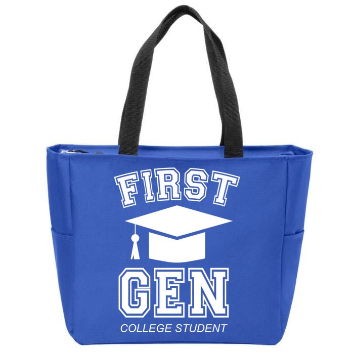 First Generation College Student Grad University Graduate Gift Zip Tote Bag