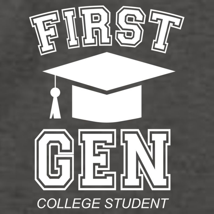 First Generation College Student Grad University Graduate Gift Vector Backpack