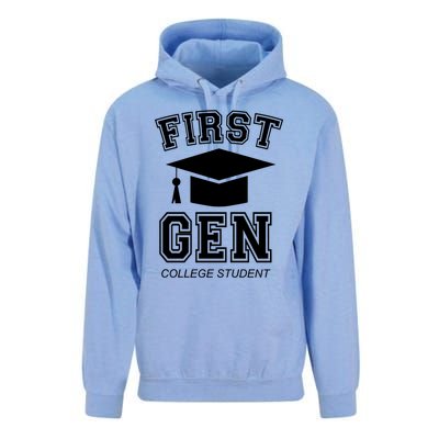 First Generation College Student Grad University Graduate Gift Unisex Surf Hoodie