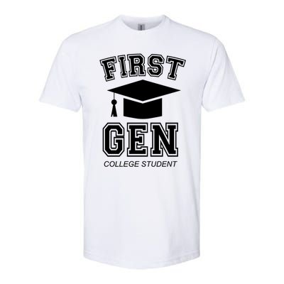 First Generation College Student Grad University Graduate Gift Softstyle® CVC T-Shirt