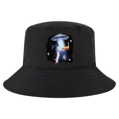 Funny Galaxy Cat Space Kitty Planets Galaxy Cool Comfort Performance Bucket Hat