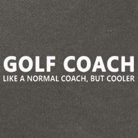 Funny Golf Coach Definition Golf Coach Cotton Canvas Backpack