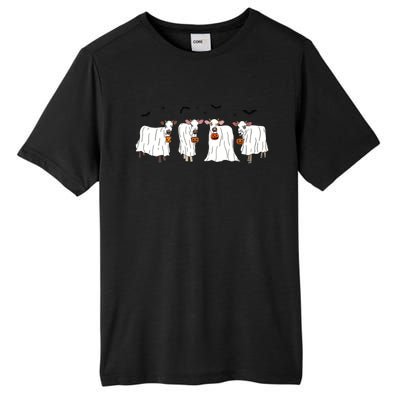 Funny Ghost Cows Halloween Animals Cow Lover Spooky Season Tall Fusion ChromaSoft Performance T-Shirt