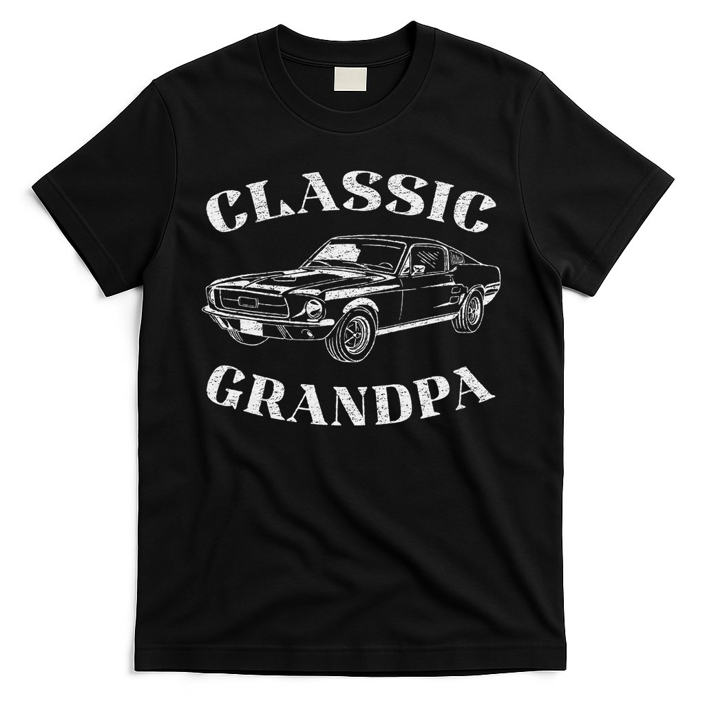 Funny Grandpa Classic Car T-Shirt