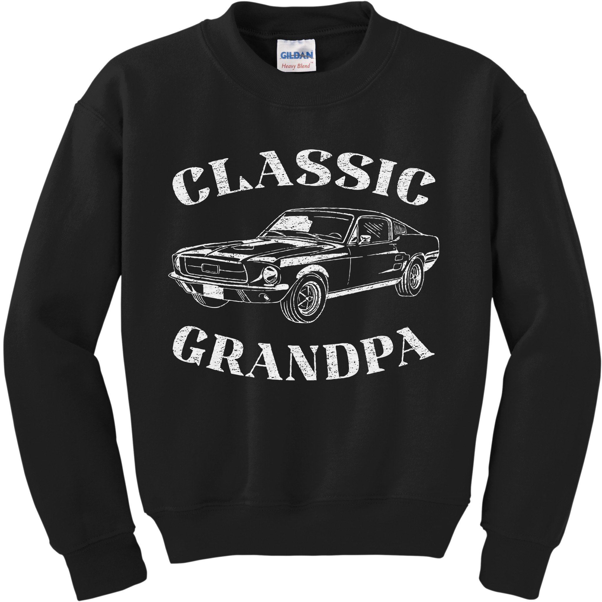 Funny Grandpa Classic Car Kids Sweatshirt