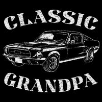 Funny Grandpa Classic Car Kids Sweatshirt