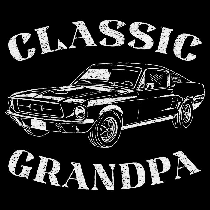 Funny Grandpa Classic Car Kids Sweatshirt