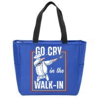 Funny Go Cry In The Walkin Dabbing Cook Kitchen Chef Gift Zip Tote Bag