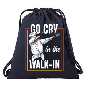 Funny Go Cry In The Walkin Dabbing Cook Kitchen Chef Gift Drawstring Bag