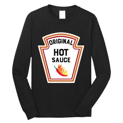 Funny Group Condiments Halloween Costume Original Hot Sauce Long Sleeve Shirt