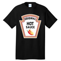 Funny Group Condiments Halloween Costume Original Hot Sauce Tall T-Shirt