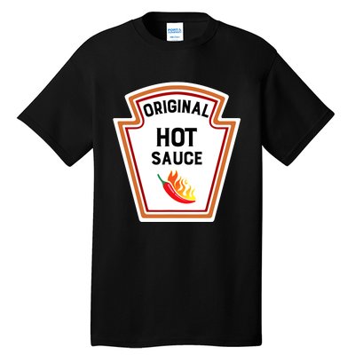 Funny Group Condiments Halloween Costume Original Hot Sauce Tall T-Shirt