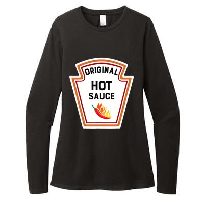 Funny Group Condiments Halloween Costume Original Hot Sauce Womens CVC Long Sleeve Shirt