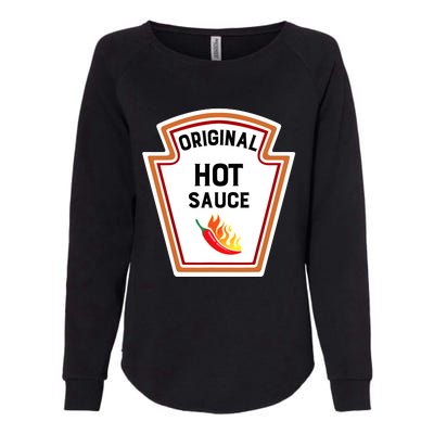 Funny Group Condiments Halloween Costume Original Hot Sauce Womens California Wash Sweatshirt