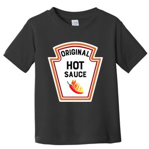 Funny Group Condiments Halloween Costume Original Hot Sauce Toddler T-Shirt