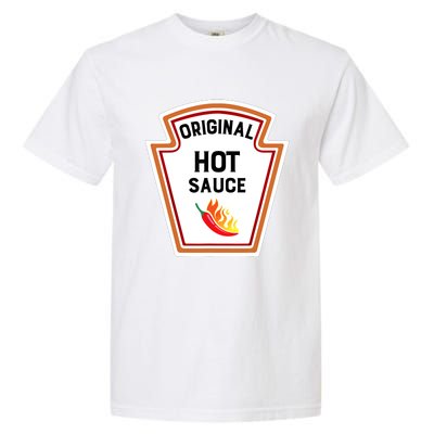 Funny Group Condiments Halloween Costume Original Hot Sauce Garment-Dyed Heavyweight T-Shirt